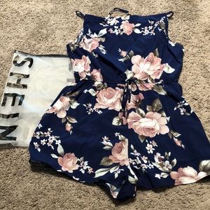 Super cute summer floral romper